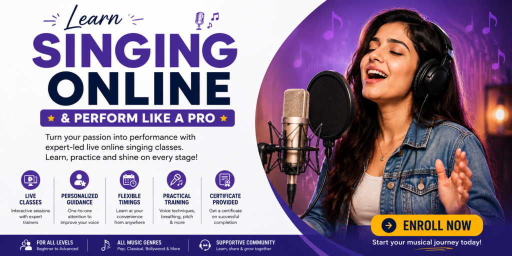 Learn Singing Online & Perform Like a Pro